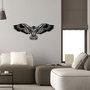 Wallity Eagle3 Metal Decor Escultura de Pared Negra